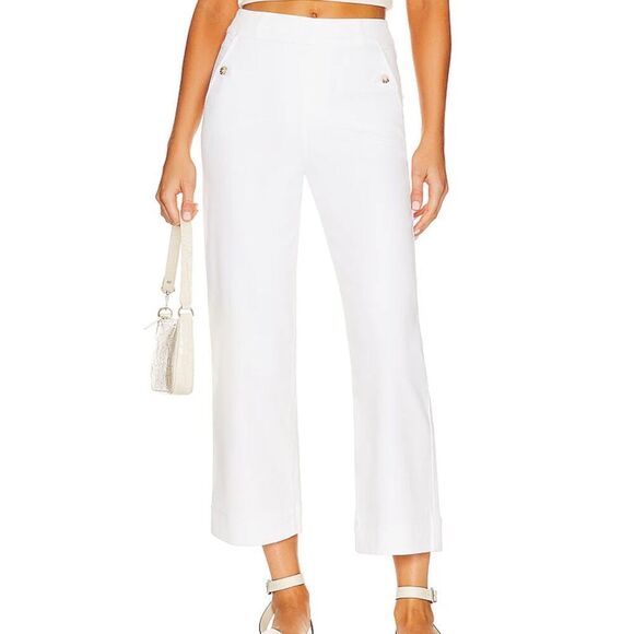Best Seller ⭐️SPANX stretch twill wide leg pull on pant, $128 , Med  C29 - Picture 3 of 8
